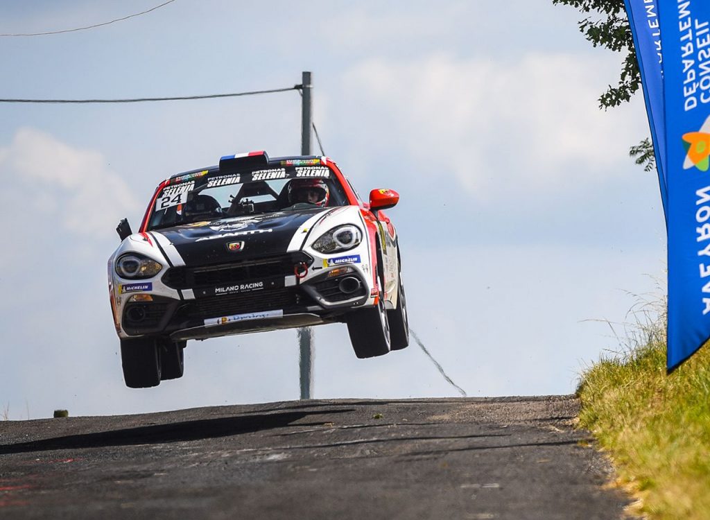 L’Abarth 124 rally vola in Francia