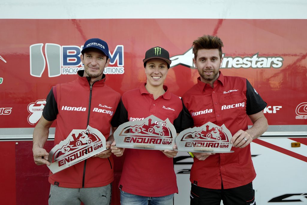 Triplete Honda Racing Redmoto World Enduro Team al GP di Germania