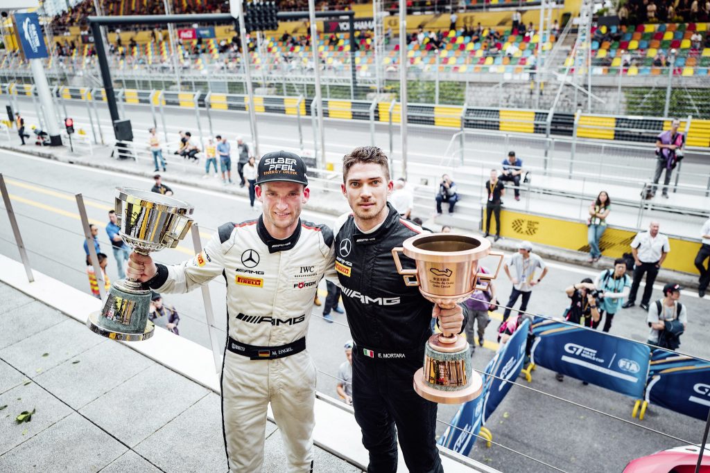 Macau Customer Racing – Vorjahressieger Edoardo Mortara (SUI) auf Rang drei – Doppelpodium für Mercedes-AMG beim FIA GT World Cup 2018 in Macau