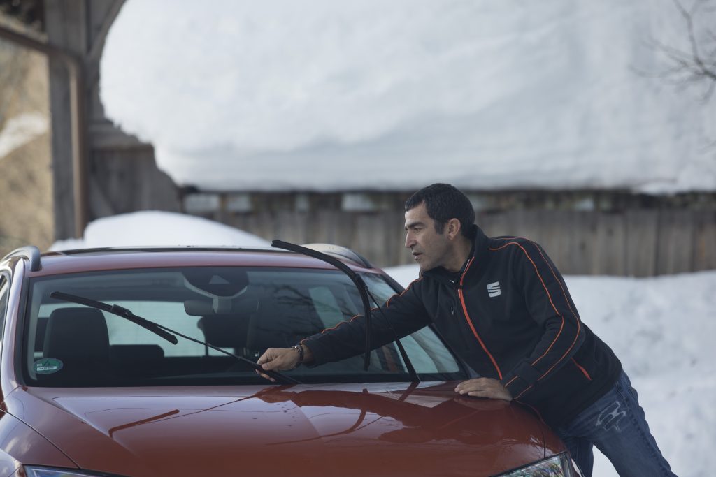 Jordi Gené sulla neve con una Leon X-Perience 4Drive