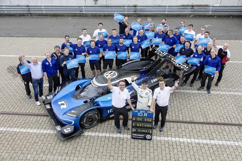 VW ID.R – record elettrico al Nürubrgring-Nordschleife