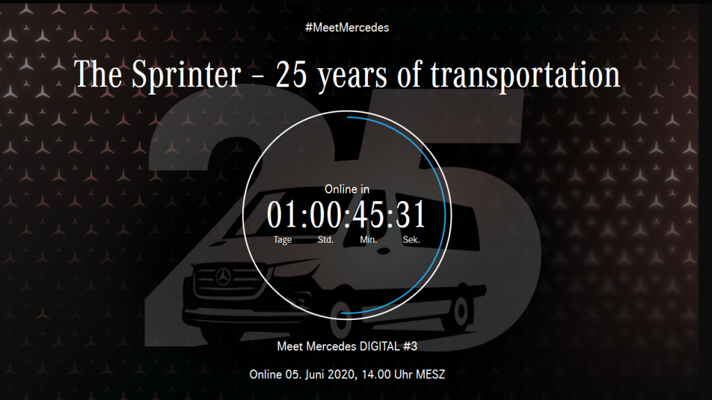 Der Mercedes-Benz Sprinter – 25 Jahre Pionier seiner Fahrzeugklasse