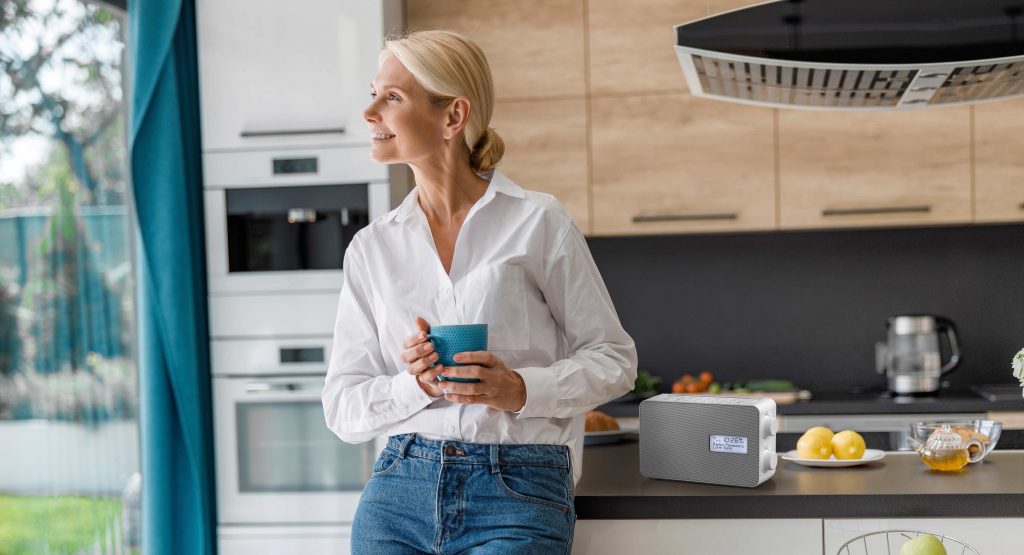 Rauschfreier Klang und Bluetooth Streaming im Retro-Design