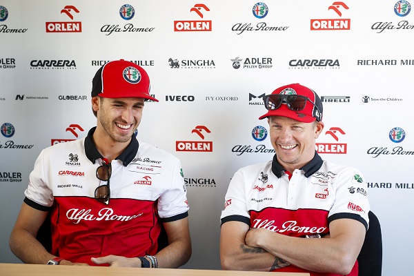 Räikkönen e Giovinazzi in pista con Alfa Romeo Racing ORLEN anche nel 2021