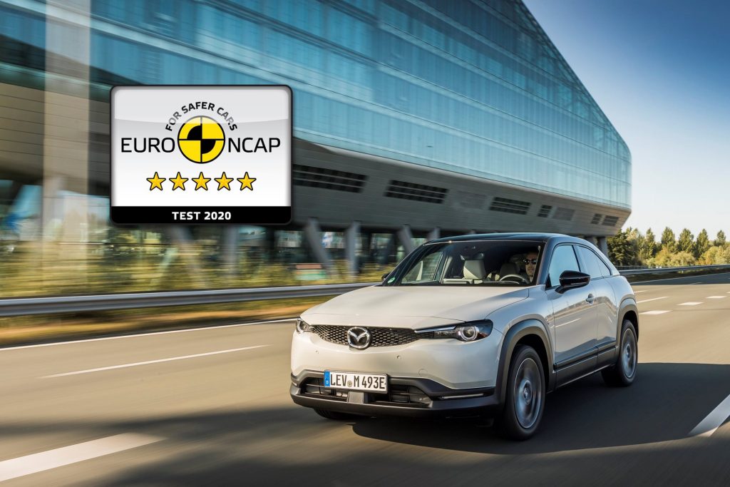 Sicurezza a 5 stelle per l’elettrica di Mazda
