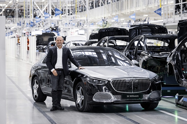 Mercedes-Benz festeggia 50 milioni di automobili prodotte