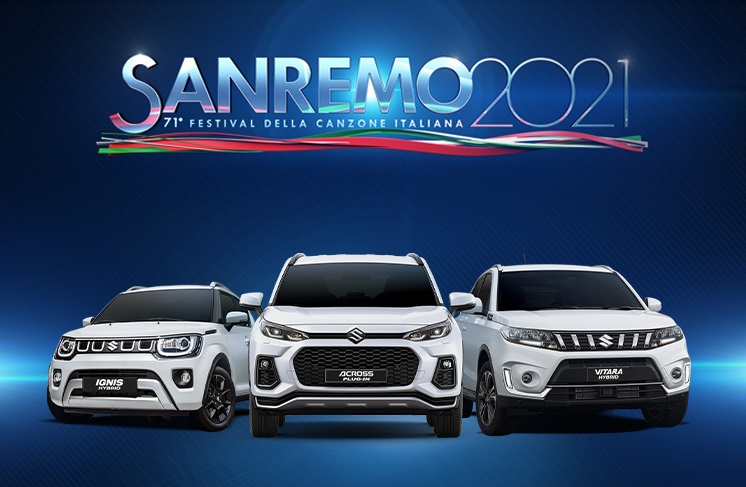 Il Festival di Sanremo 2021 sceglie Suzuki e la sua tecnologia ibrida