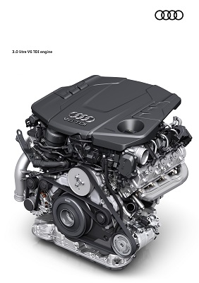 3.0 litre V6 TDI engine in the Audi Q5