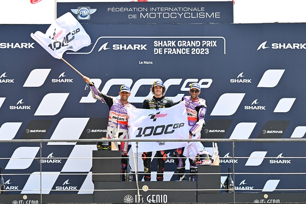 MOTOGP 2023 – A LE MANS BEZZECCHI VINCE IL GP NUMERO 1000
