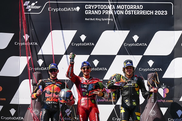 Motogp 2023 - Podio al Red Bull Ring - motogp.com 98859a57-552d-dfd9-185f-04764de68279