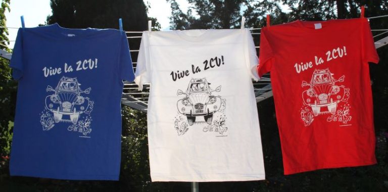 Vive la 2CV Tricolore Edition TShirts