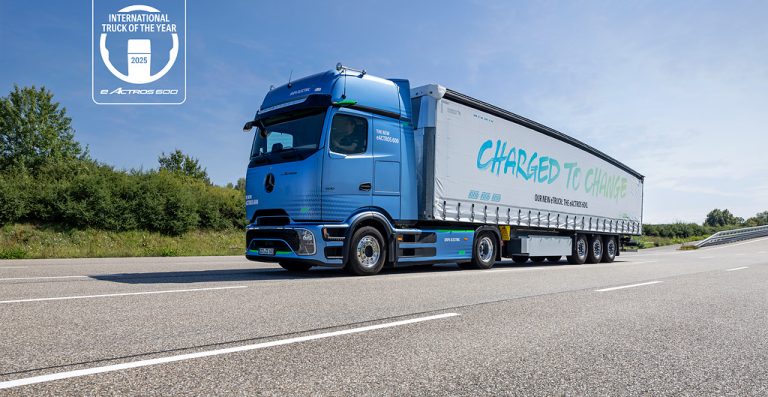Mercedes-Benz eActros 600 ist “International Truck of the Year 2025"Mercedes-Benz eActros 600 is “International Truck of the Year 2025”