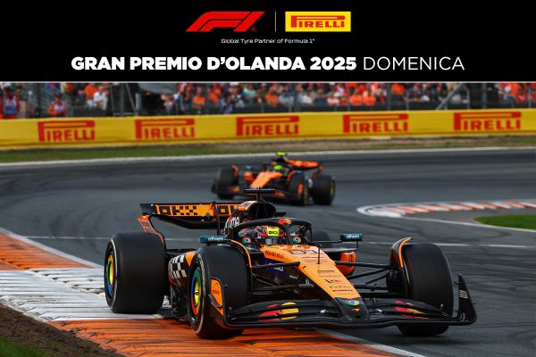 F1 GP D’OLANDA 2025 – LA GARA VISTA DALLE GOMME