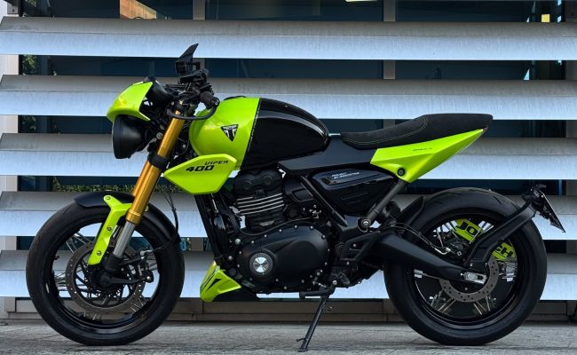 TRIUMPH VIPER 400 WIRD ZUGUNSTEN VON SAVE THE CHILDREN VERSTEIGERT