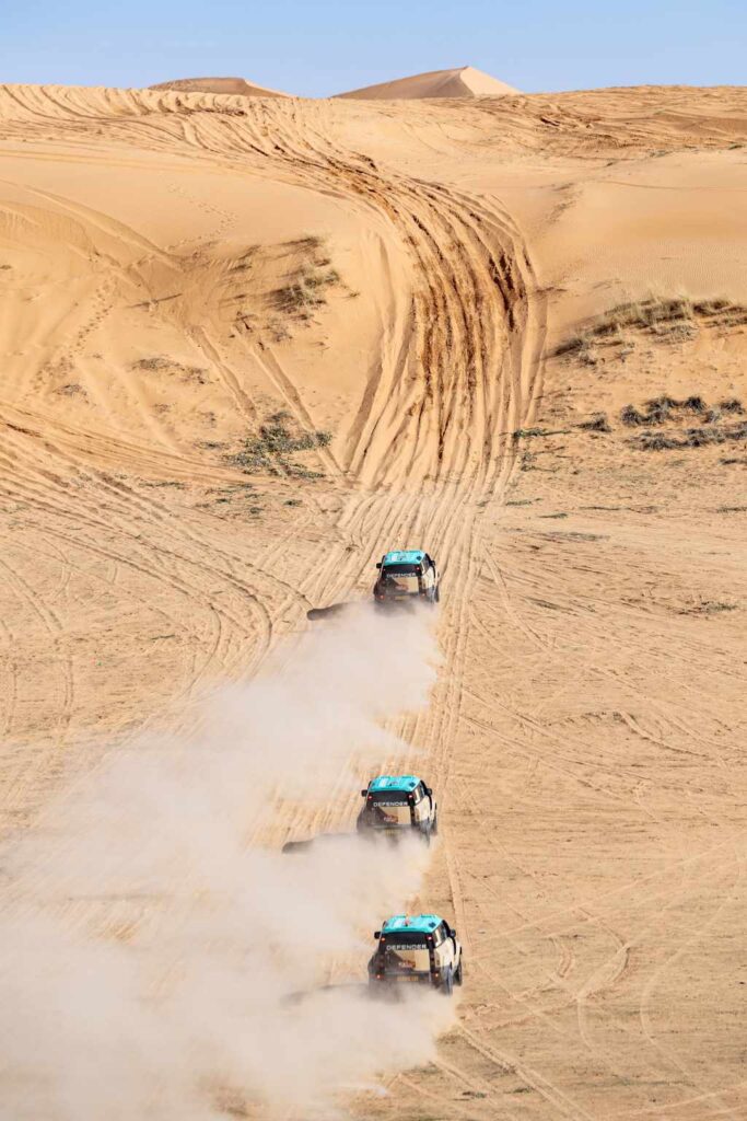 DEFENDER_RALLY_FULL_TEAM_DAKAR2026_STAGE6_CREDIT_PawelStarzyk