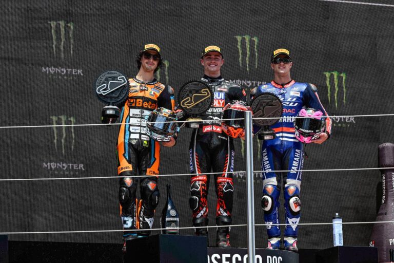 Podium Moto2 Grand Prix of Catalunya 2026