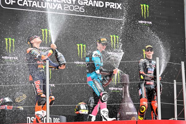 Podium Moto3 Grand Prix of Catalunya 2026