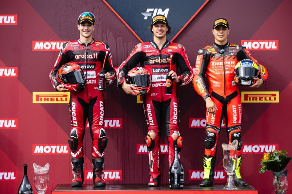 WorldSbk race2 podium, Most 2026
