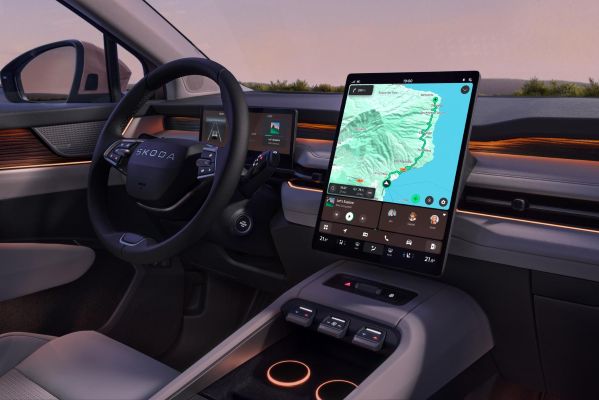 Škoda Peaq vertical display