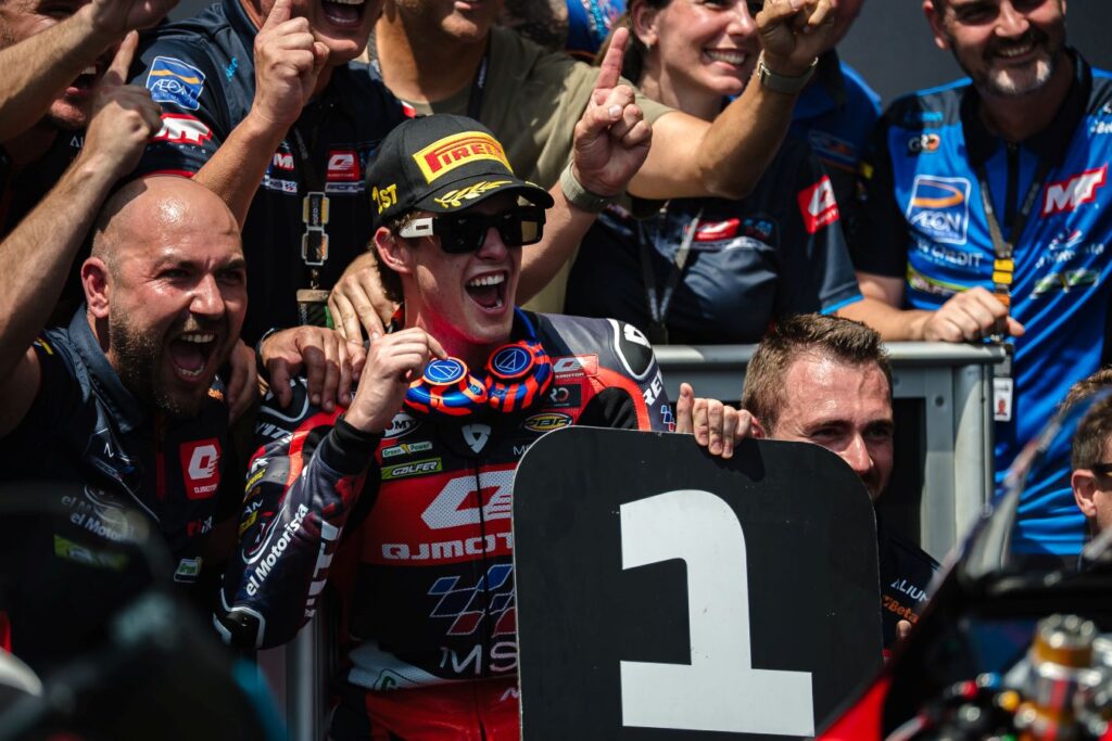 Ivan Ortola (Kalex) wins Moto2 at Brno 2026