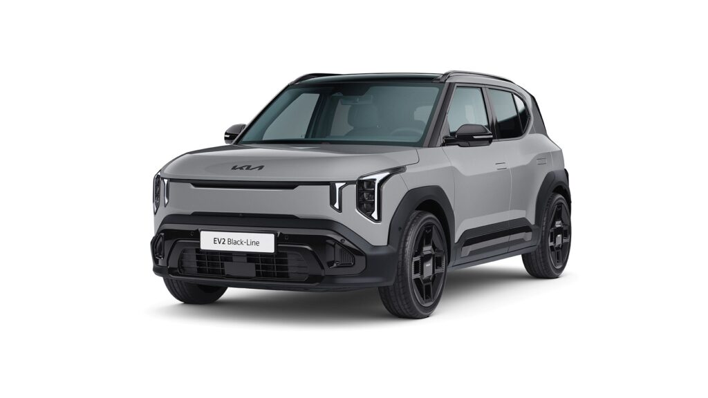 Kia EV2 black line front - (Credit: KIA)