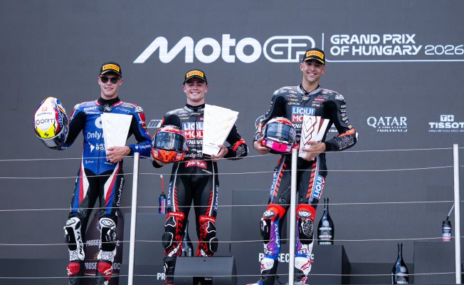 GP di Ungheria Moto3 2026 -Podium