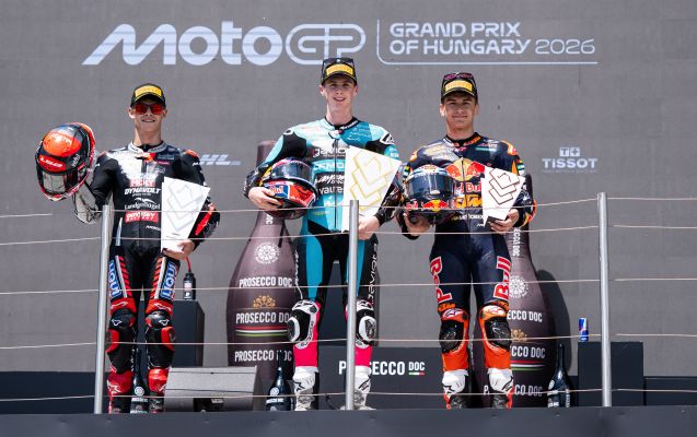 GP di Ungheria Moto3 2026 -Podium