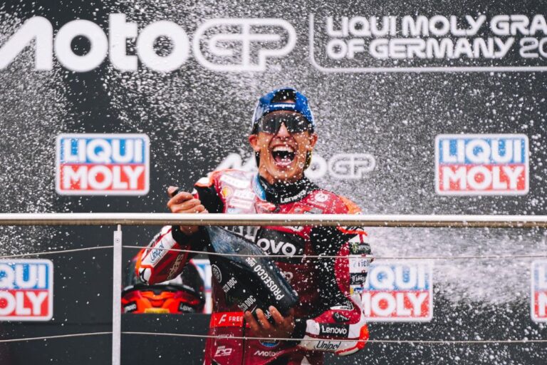 Marc Marquez takes his tenth MotoGP win at Sachsenring