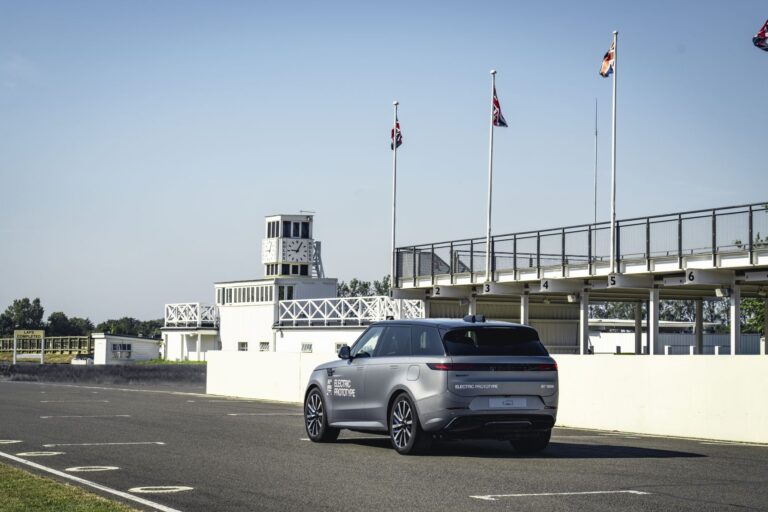 Range Rover Sport Electric preview at the Goodwood Speed Festival