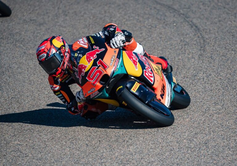 Brian Uriarte KTM Sachsenring 2026 winner Moto3 - (Credit: Pirelli)