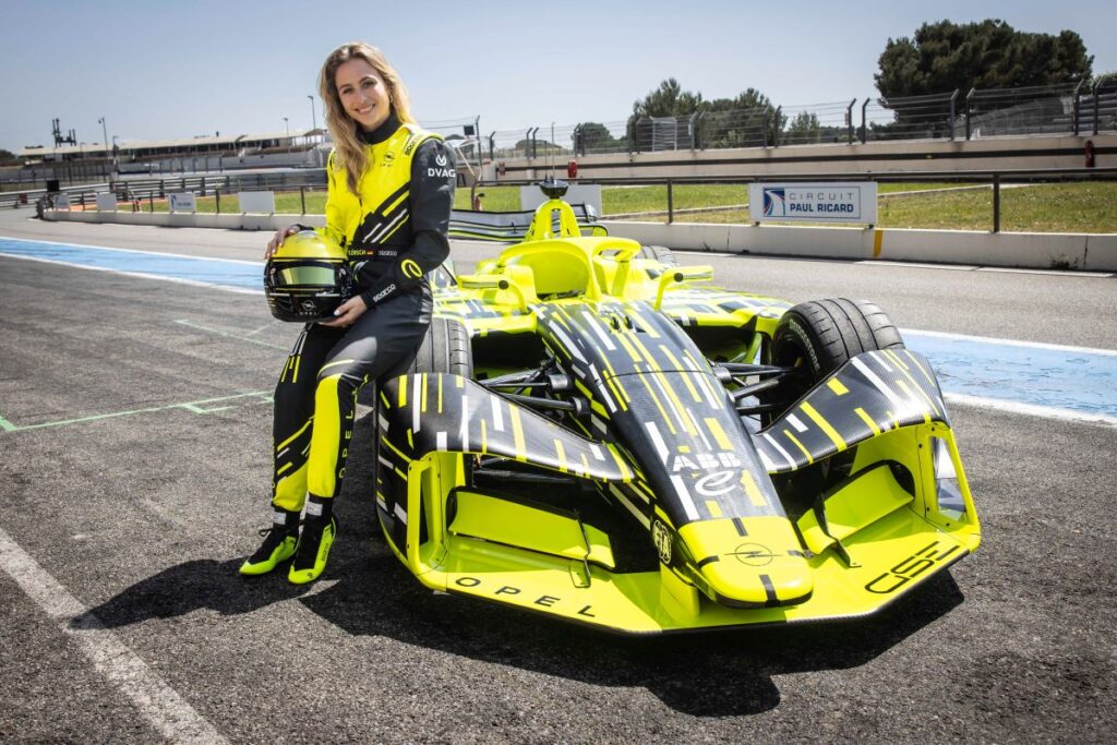 Formula E meets electric rallying - Sophia Floersch to take part in the Adac Opel GSE Rally Cup