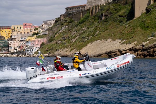 Raid Club Gommone Milano-Naxos fuoribordo Suzuki