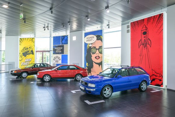 Audi's five-cylinder engines have had a significant impact on the brand's recent history with the four rings. Audi Tradition celebrates the anniversary of the cult engine with the special exhibition „1-2-4-5-3: 50 years of the Audi five-cylinder engine“ at the Audi museum mobile (1. August 2026 to February 28, 2027).