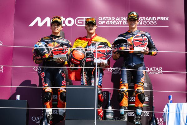 Podium Moto3 Kalex Silverstone 2026