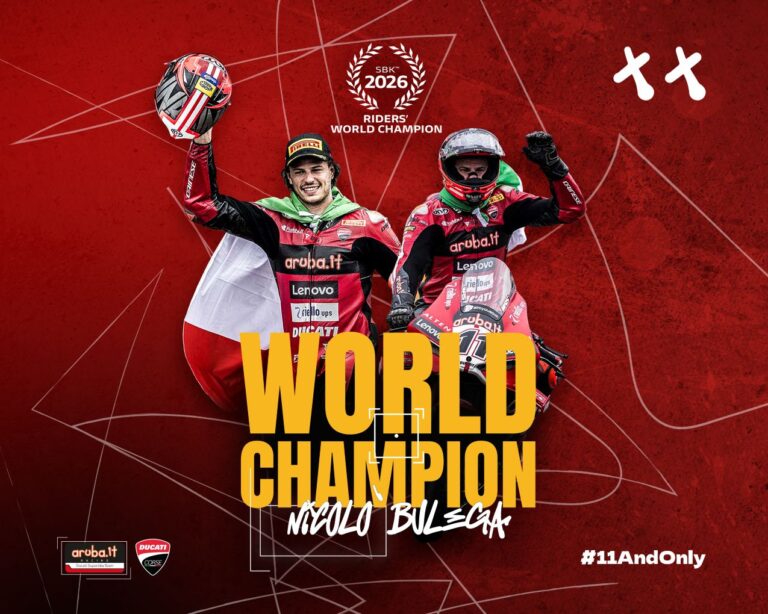 Nicolò Bulega WordSBK World Champion 2026