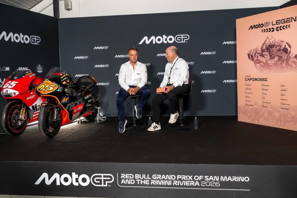 Loris Capirossi is now officially a MotoGP Legend