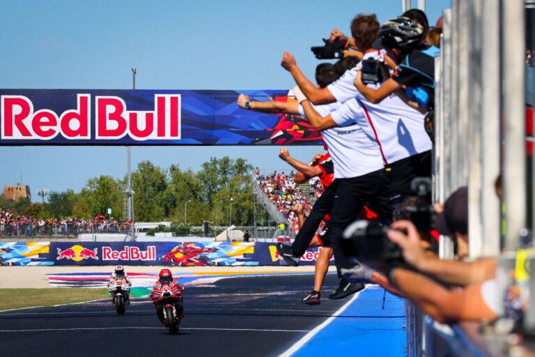Motogp premier class, Marquez wins at Misano.