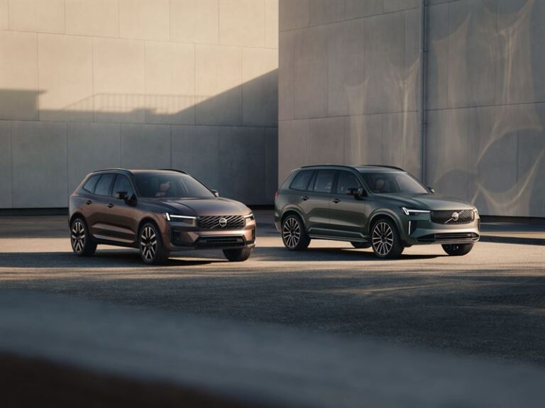 The new Volvo XC60 and the Volvo XC90.