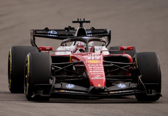 Charles Leclerc of Monaco driving the (16) Scuderia Ferrari SF-26 on track during the F1 Grand Prix of United States.