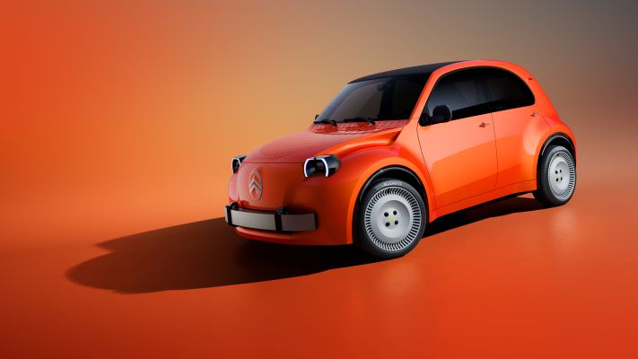 Citroën 2 CV Concept: a modern electric reinterpretation of the legendary “Deux Chevaux”.