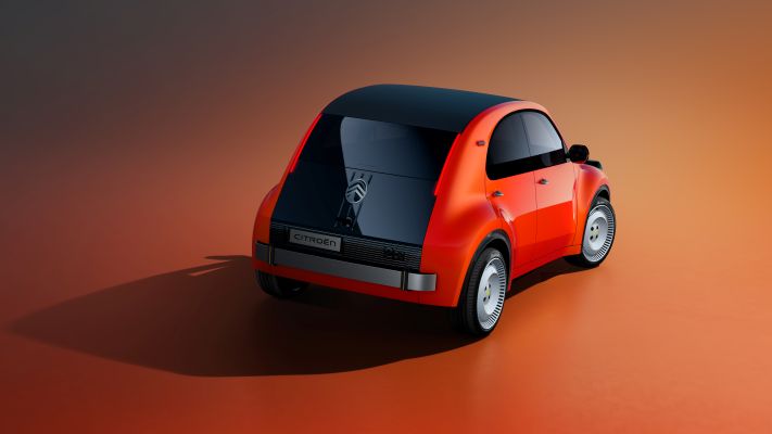 Citroën 2 CV Concept: a modern electric reinterpretation of the legendary “Deux Chevaux”.