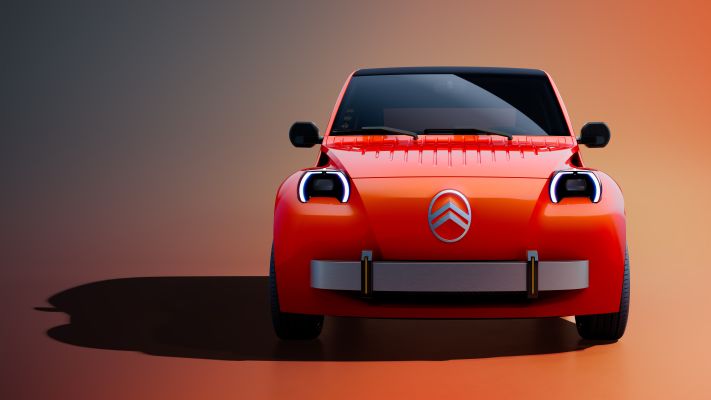 Citroën 2 CV Concept: a modern electric reinterpretation of the legendary “Deux Chevaux”.