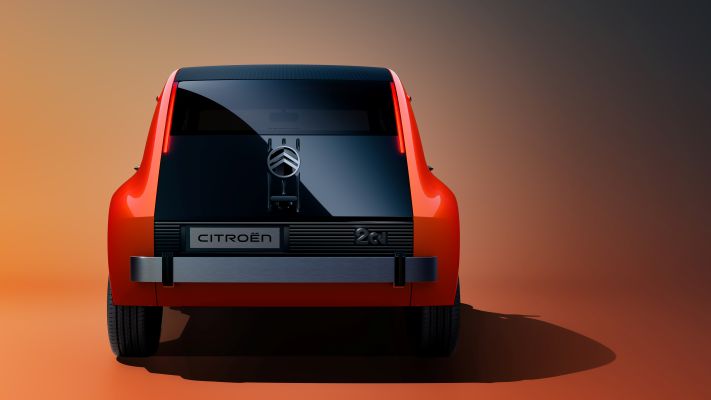 Citroën 2 CV Concept: a modern electric reinterpretation of the legendary “Deux Chevaux”.