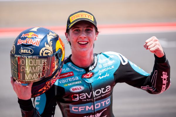 Máximo Quiles, third FIM Moto3™ World Champion of the Pirelli era.