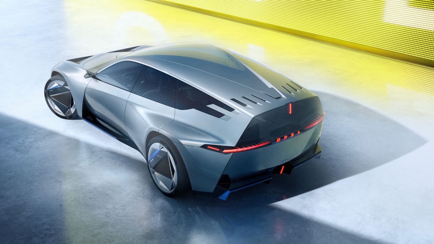 World premiere of the Opel STX Concept at the Mondial de l'Automobile Paris. 