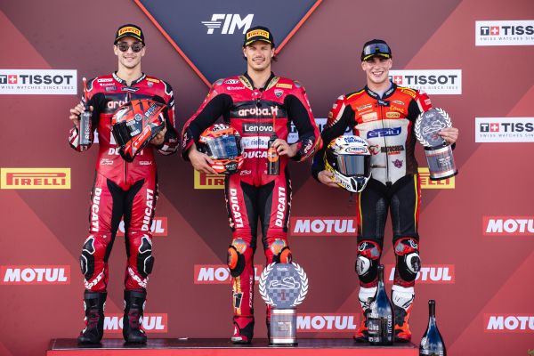 WorldSBK race2 podium